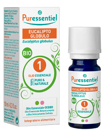 PURESSENTIEL EUCALIPTO GLOBULO OLIO ESSENZIALE BIO 10 ML