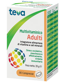 TEVA ADULT MULTIVITAMIN 30 TABLETS 30 G