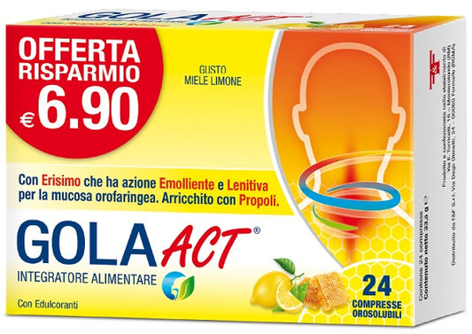 GOLA ACT MIELE LIMONE 24CPR