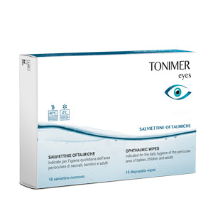 TONIMER EYES OPHTHALMIC WIPES 16 PIECES