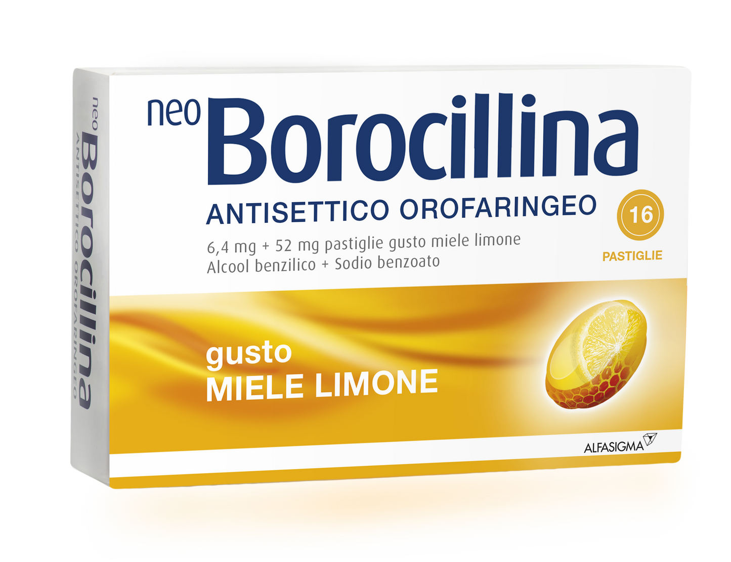 NEO BOROCILLINA ANTISETTICO OROFARINGEO 6,4 MG + 52 MG