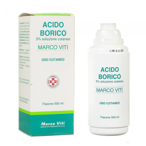 BORIC ACID MV "3% SKIN SOLUTION" 500 ML BOTTLE"