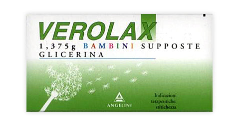 VEROLAX "1,375 G BAMBINI SUPPOSTE"18 SUPPOSTE"