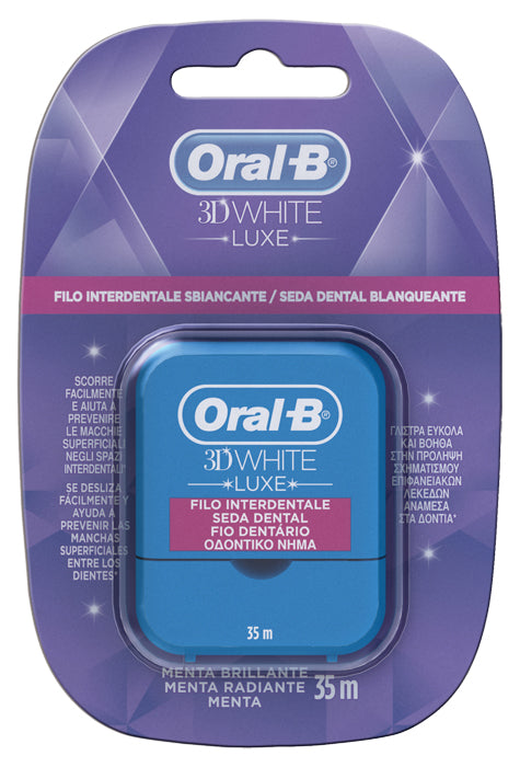 ORALB 3D WHITE LUXE FILO INTERDENTALE 35 METRI