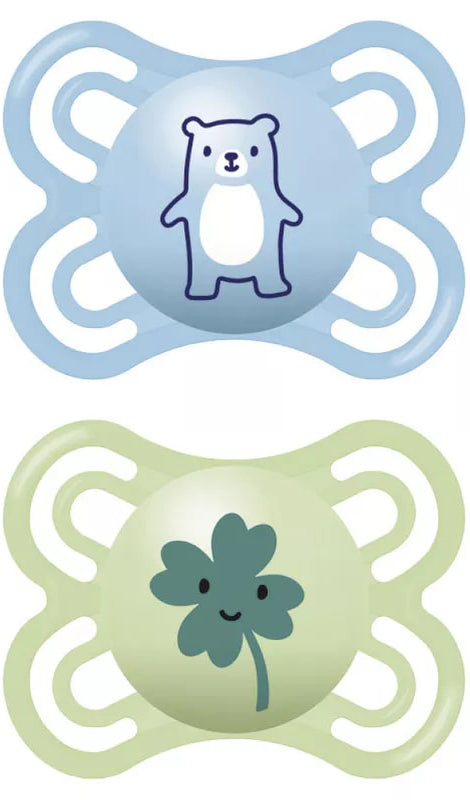 MAM PERFECT PACIFIER 2-6 MONTHS SILICONE SINGLE BOX MALE