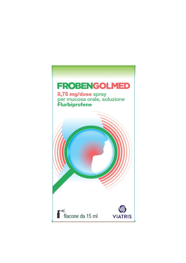 FROBENGOLMED 8,75 MG/DOSE SPRAY PER MUCOSA ORALE SOLUZIONE