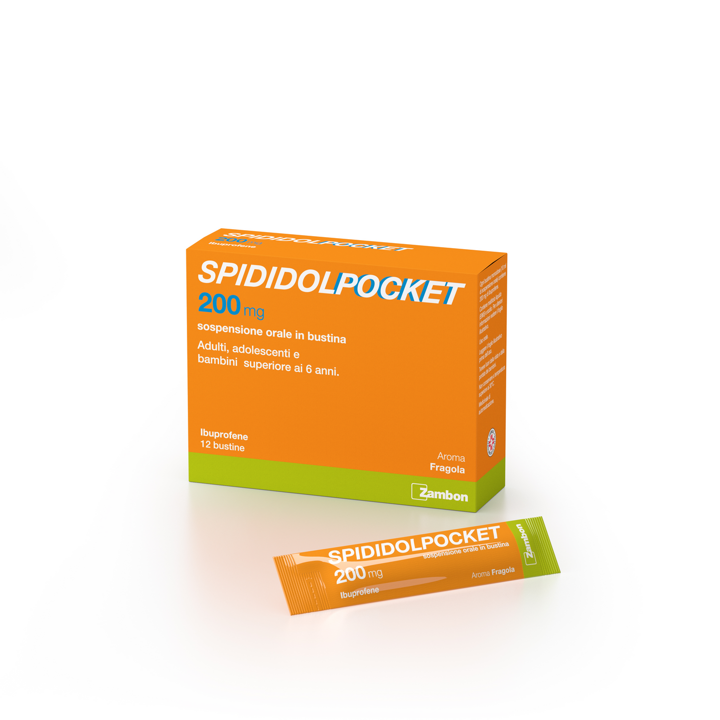 SPIDIDOLPOCKET 200 MG ORAL SUSPENSION IN SACHET 12 SACHETS IN PET/ALU/PET/PE