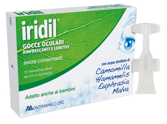 IRIDIL EYE DROPS 10 SINGLE-DOSE RESEALABLE AMPOULES 0.5 ML