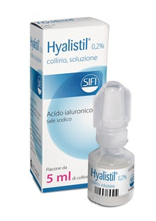 HYALISTIL "0.2% EYE DROPS, SOLUTION" 1 BOTTLE OF 5 ML"