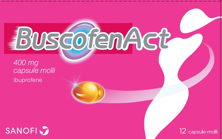 BUSCOFENACT*12 cps molli 400 mg