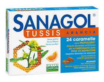 SANAGOL TUSSIS ARANCIA 24CAR