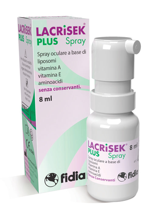 LACRISEK PLUS SPRAY WITHOUT PRESERVATIVES OPHTHALMIC SOLUTION 8 ML