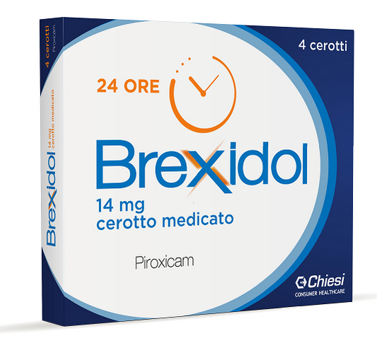 BREXIDOL "14 MG MEDICATED PATCH" 4 PATCHES"