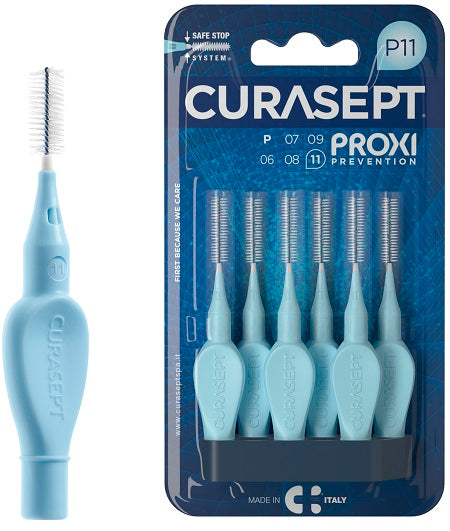 CURASEPT PROXI P11 AZZURRO/LIGHT BLUE 6 PEZZI