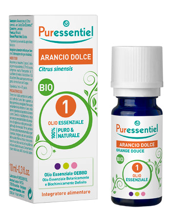 PURESSENTIEL ARANCIO DOLCE OLIO ESSENZIALE BIO 10 ML