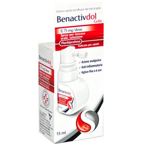 BENACTIVDOL THROAT 8.75 MG/DOSE ORAL MUCOSA SPRAY, SOLUTION, 15ML IN HDPE BOTTLE