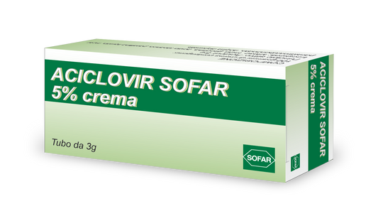 ACICLOVIR (ALFASIGMA)*crema derm 3 g 5%