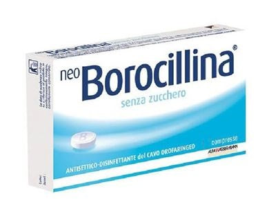 NEOBOROCILLINA*16 pastiglie 1,2 mg + 20 mg senza zucchero