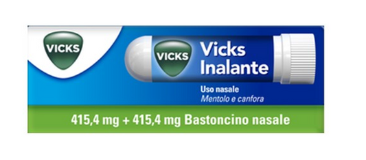 VICKS INALANTE*rinol 1 bastoncino nasale 415,4 mg + 415,4 mg