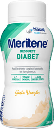 MERITENE RESOURCE DIABET VANILLA HIGH-PROTEIN FOOD 28 VITAMINS AND MINERALS 200 ML