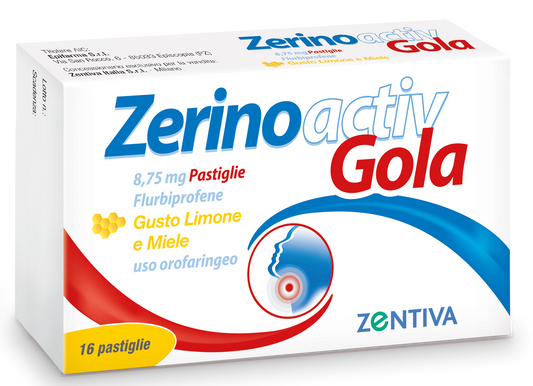 ZERINOACTIV GOLA*16 pastiglie 8,75 mg limone miele