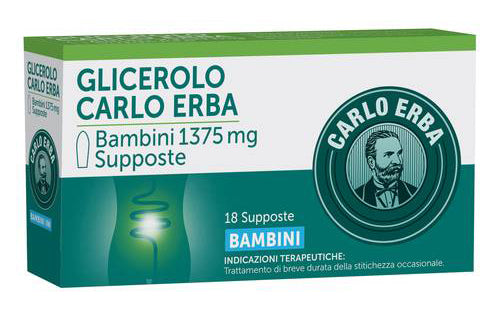 GLICEROLO (CARLO ERBA)*BB 18 supp 1.375 mg