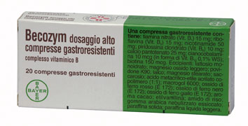 BECOZYM COMPRESSE GASTRORESISTENTI