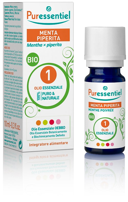 PURESSENTIEL PEPPERMINT ORGANIC ESSENTIAL OIL 10 ML