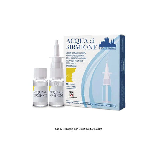 ACQUA SIRMIONE MINERALE NATURALE 6 FIALE 15 ML