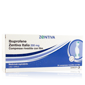 IBUPROFENE ZEN 200 MG COMPRESSE RIVESTITE CON FILM, 24 COMPRESSE IN BLISTER PVC/AL