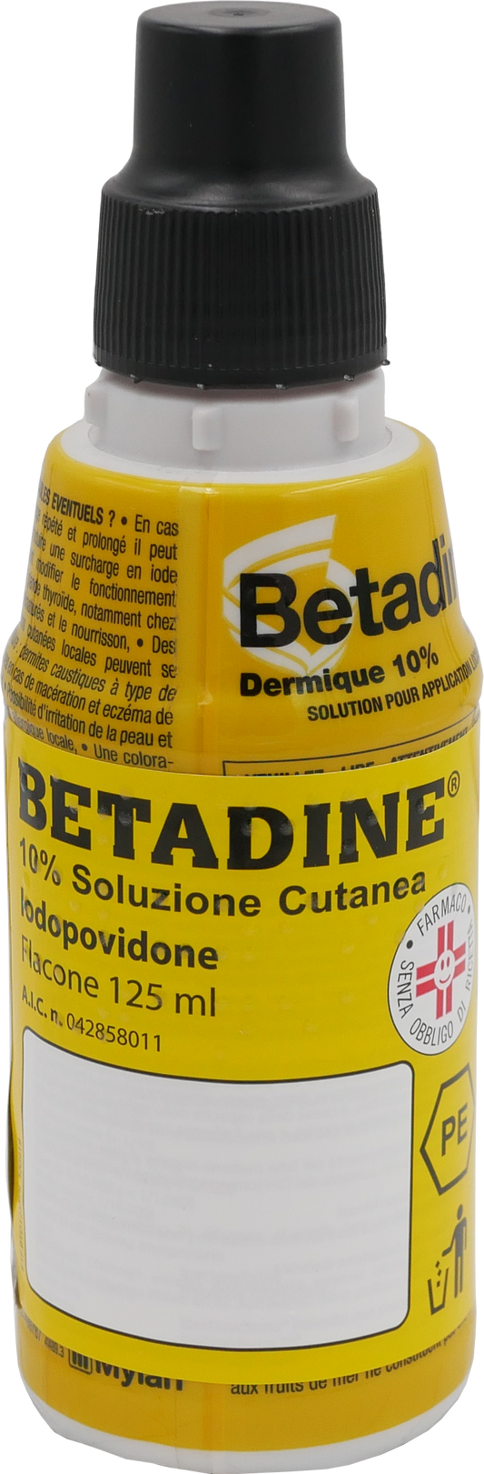 BETADINE "10% SOLUZIONE CUTANEA"FLACONE 125 ML"