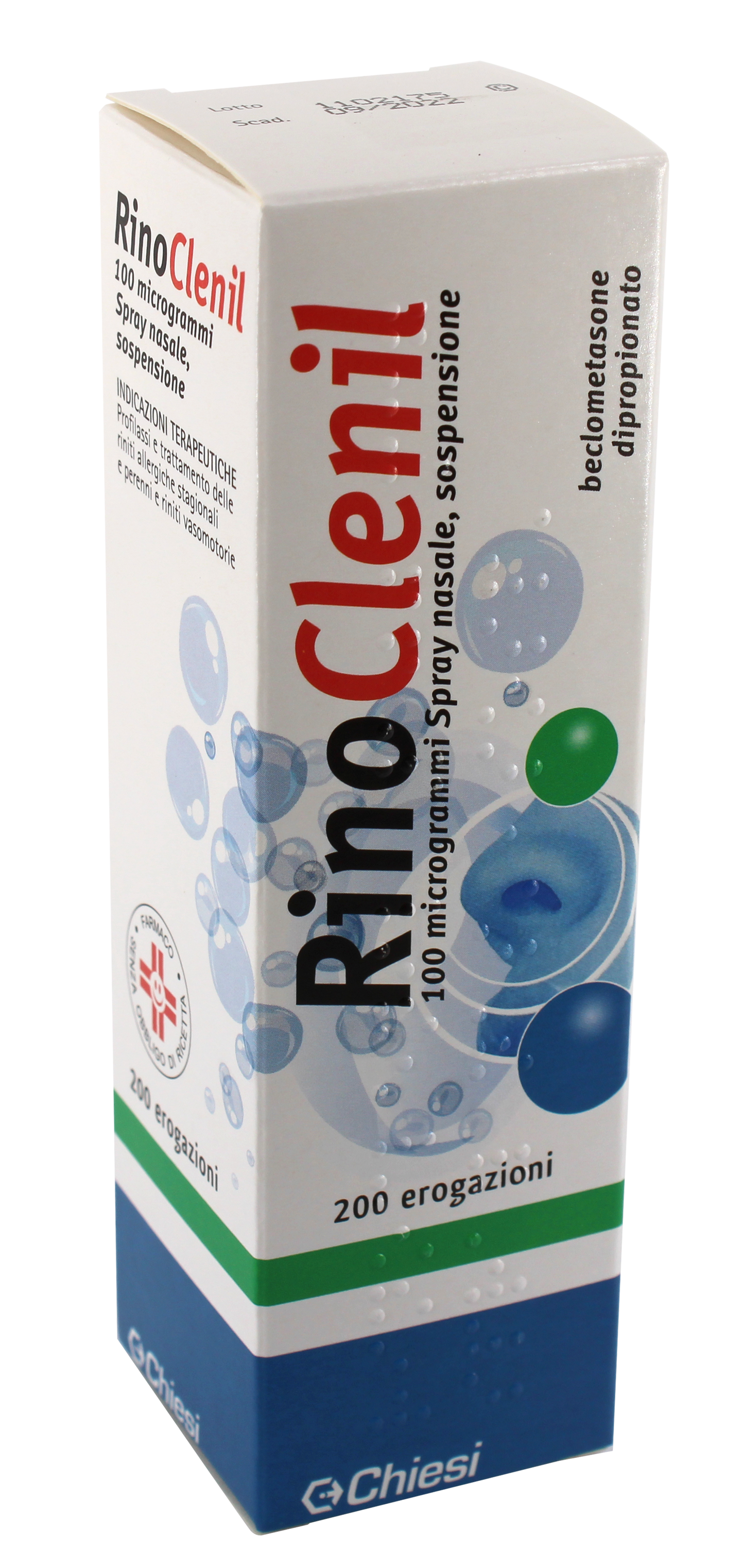 RINOCLENIL 100 MCG SPRAY NASALE SOSPENSIONE FLACONE 30 ML DA 200 EROGAZIONI