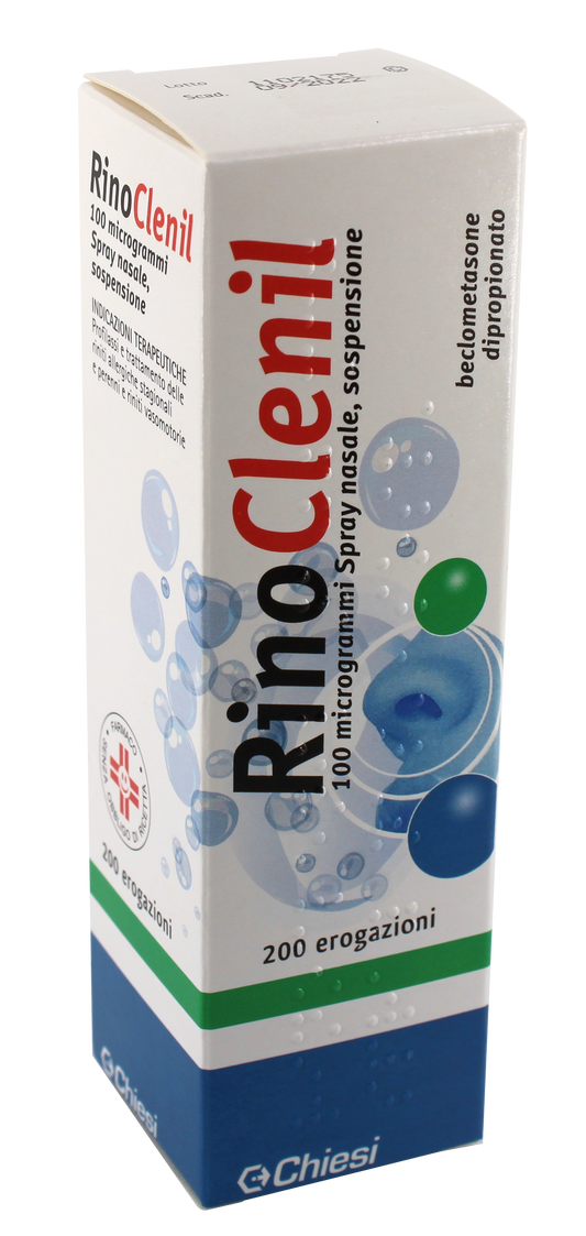 RINOCLENIL 100 MCG SPRAY NASALE SOSPENSIONE FLACONE 30 ML DA 200 EROGAZIONI