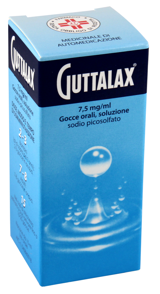 GUTTALAX 7,5 MG/ ML GOCCE SOLUZIONE ORALE FLACONE DA 15 ML