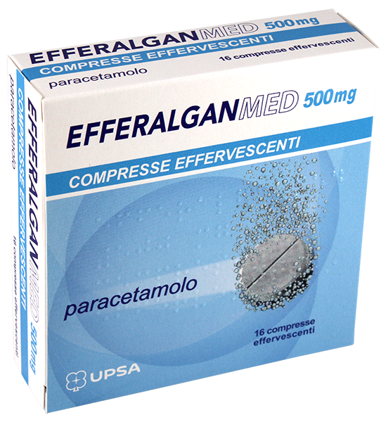 EFFERALGANMED 500 MG EFFERVESCENT TABLETS 16 TABLETS