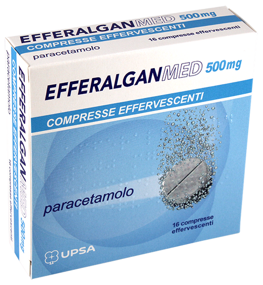 EFFERALGANMED 500 MG COMPRESSE EFFERVESCENTI 16 COMPRESSE