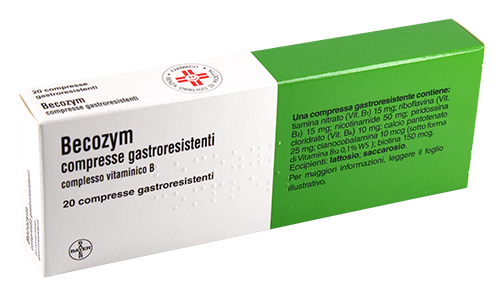 BECOZYM GASTRO-RESISTANT TABLETS 20 TABLETS