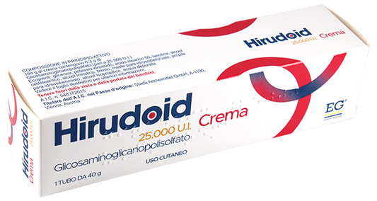 HIRUDOID 25000UI 25.000 IU CREAM TUBE 40 G