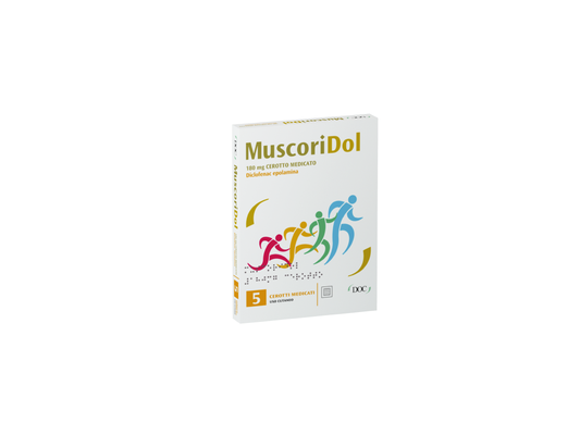 MUSCORIDOL 180 MG MEDICATED PATCH 5 PATCHES IN PAP/PE/AL/EMAA SACHET