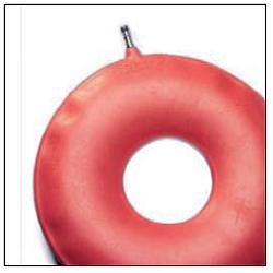 CIAMBELLA PER INVALIDI GONFIABILE IN GOMMA TEAM DELUXE IN SACCHETTO DIAMETRO 40 CM 1 PEZZO