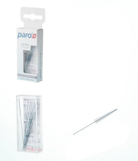 PARO 7-1010 ISOLA LONG INTERDENTAL BRUSH X-FINE BLUE CONICAL DIAMETER 2/6 MM