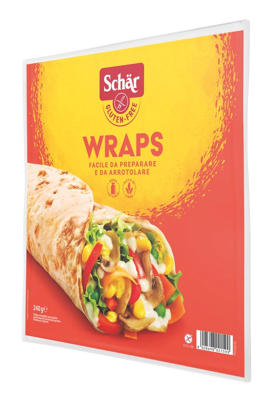 SCHAR WRAPS PIADINA ARROTOLABILE SENZA LATTOSIO 240 G
