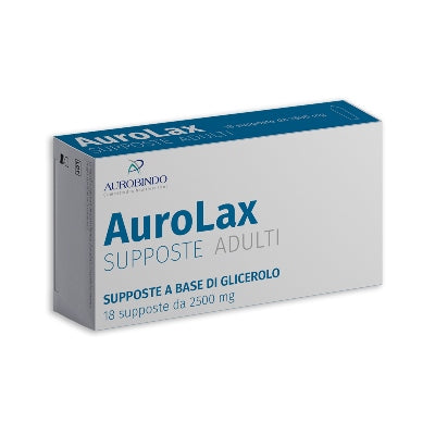 AUROLAX GLYCEROL SUPPOSITORIES 2500 MG 18 SUPPOSITORIES