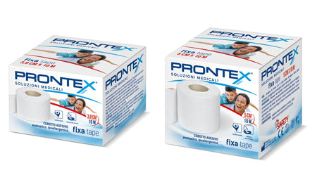 PRONTEX FIXA TAPE COTTON BANDAGE M 10 X 3.8 CM WHITE