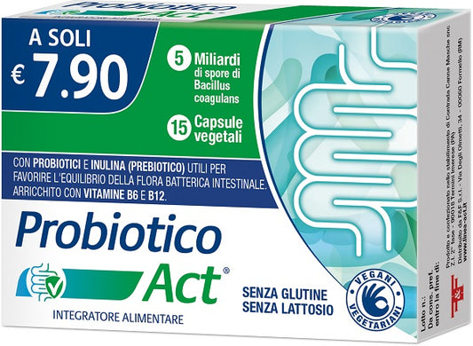 PROBIOTIC ACT 15 VEGETABLE CAPSULES