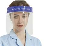 DISPOSABLE ANTI-FOG FACE SCREEN