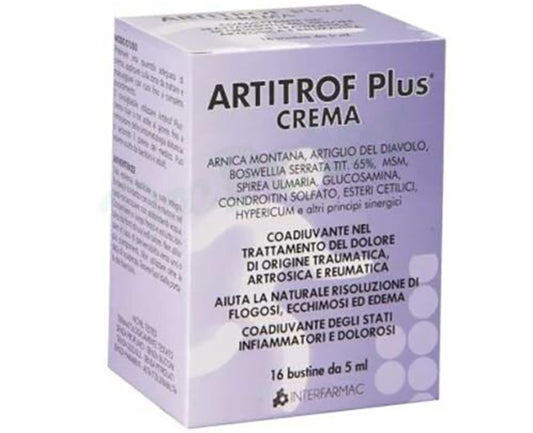 ARTITROF PLUS CREAM 16 SACHETS OF 5 ML