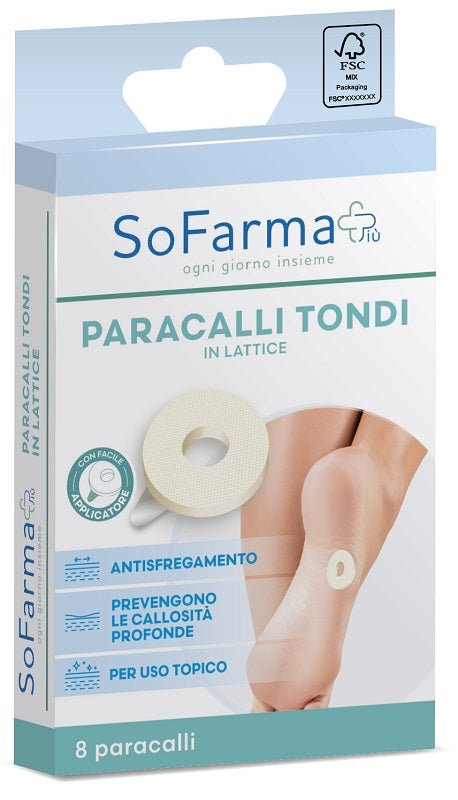SOFARMAPIU' ROUND CALL PLASTER 8 PIECES