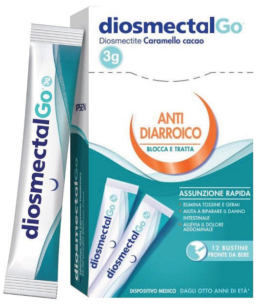 DIOSMECTALGO CARAMEL COCOA 12 STICKS