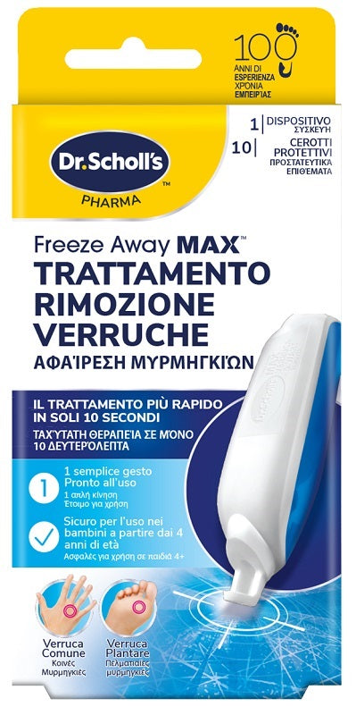 TRATTAMENTO RIMOZIONE VERRUCHE SCHOLL FREEZE AWAY MAX
